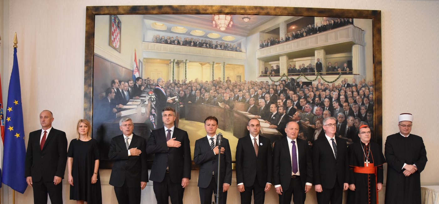 ​Predsjednik Vlade Andrej Plenković na obilježavanju Dana Hrvatskoga sabora